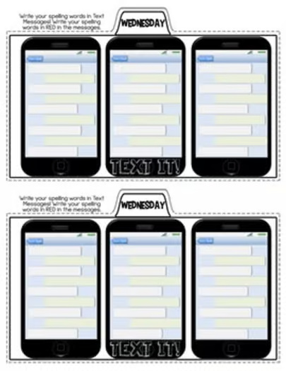 Spelling Tab-Its® Volume 1 [Use with ANY SPELLING LIST]  Distance Learning