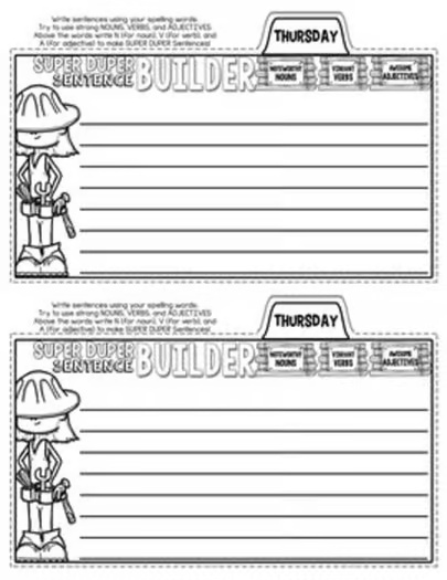 Spelling Tab-Its® Volume 1 [Use with ANY SPELLING LIST]  Distance Learning