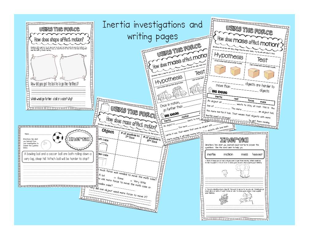 Force and Motion Mini-unit for Primary Students