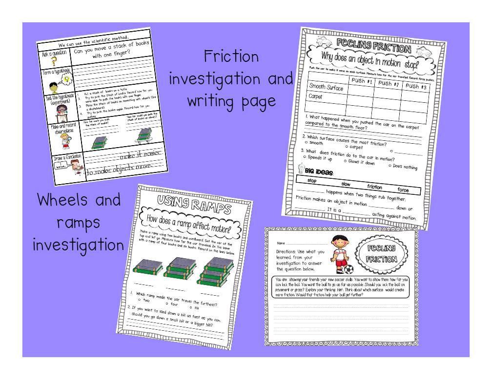 Force and Motion Mini-unit for Primary Students