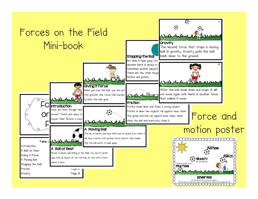 Force and Motion Mini-unit for Primary Students