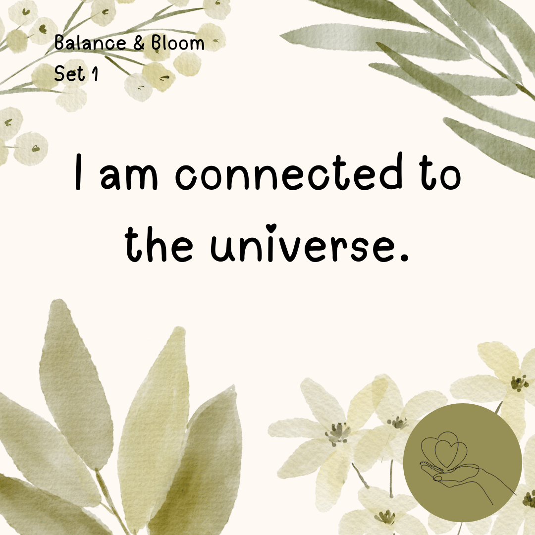Balance & Bloom Affirmation Cards Set 1 (36 cards) - Payhip