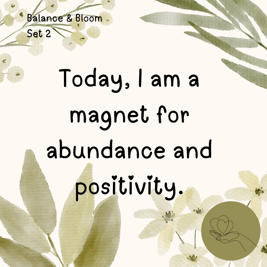 Balance & Bloom Affirmation Cards Set 2 (36 cards) - Payhip