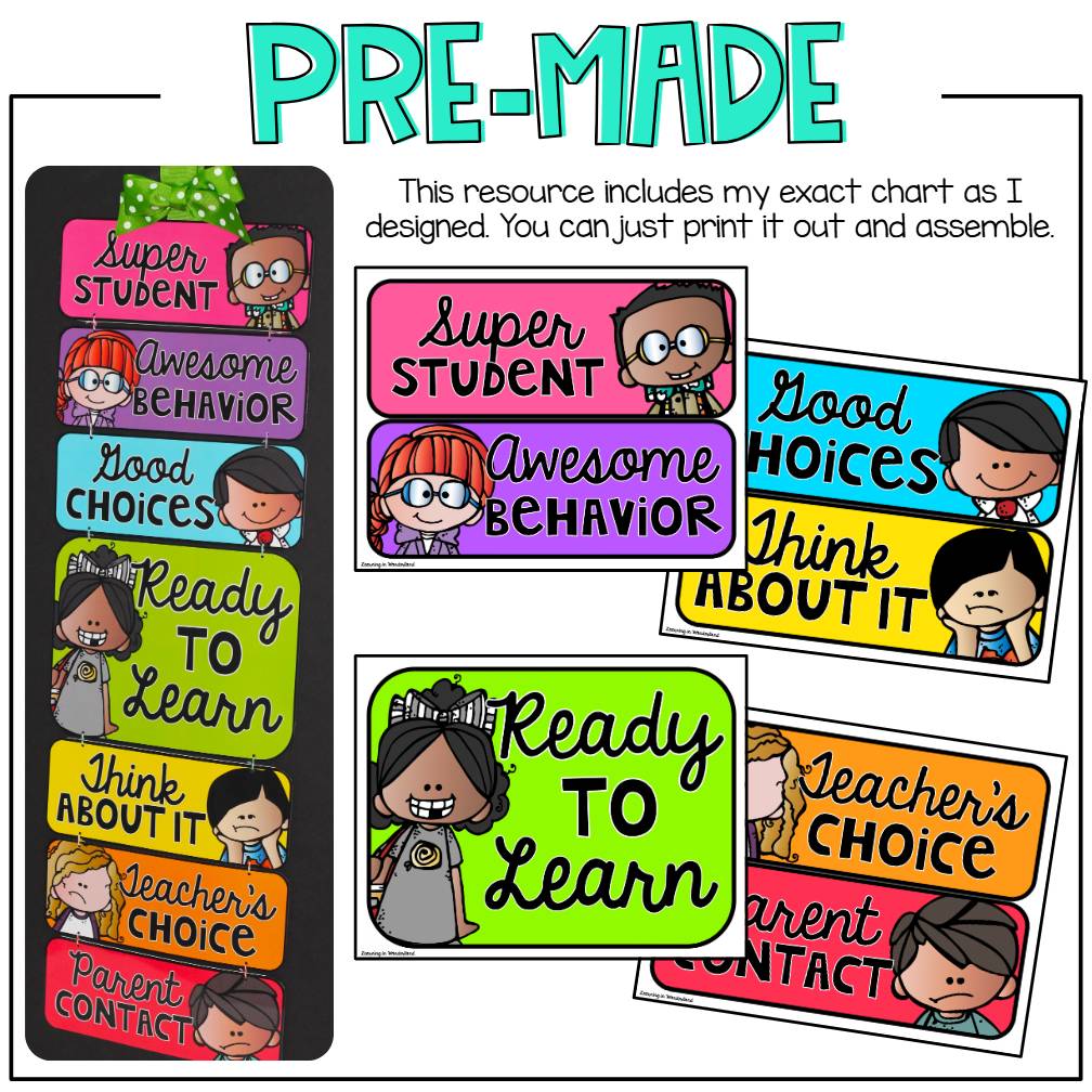 Behavior Chart | Editable Clip Chart | Classroom Management