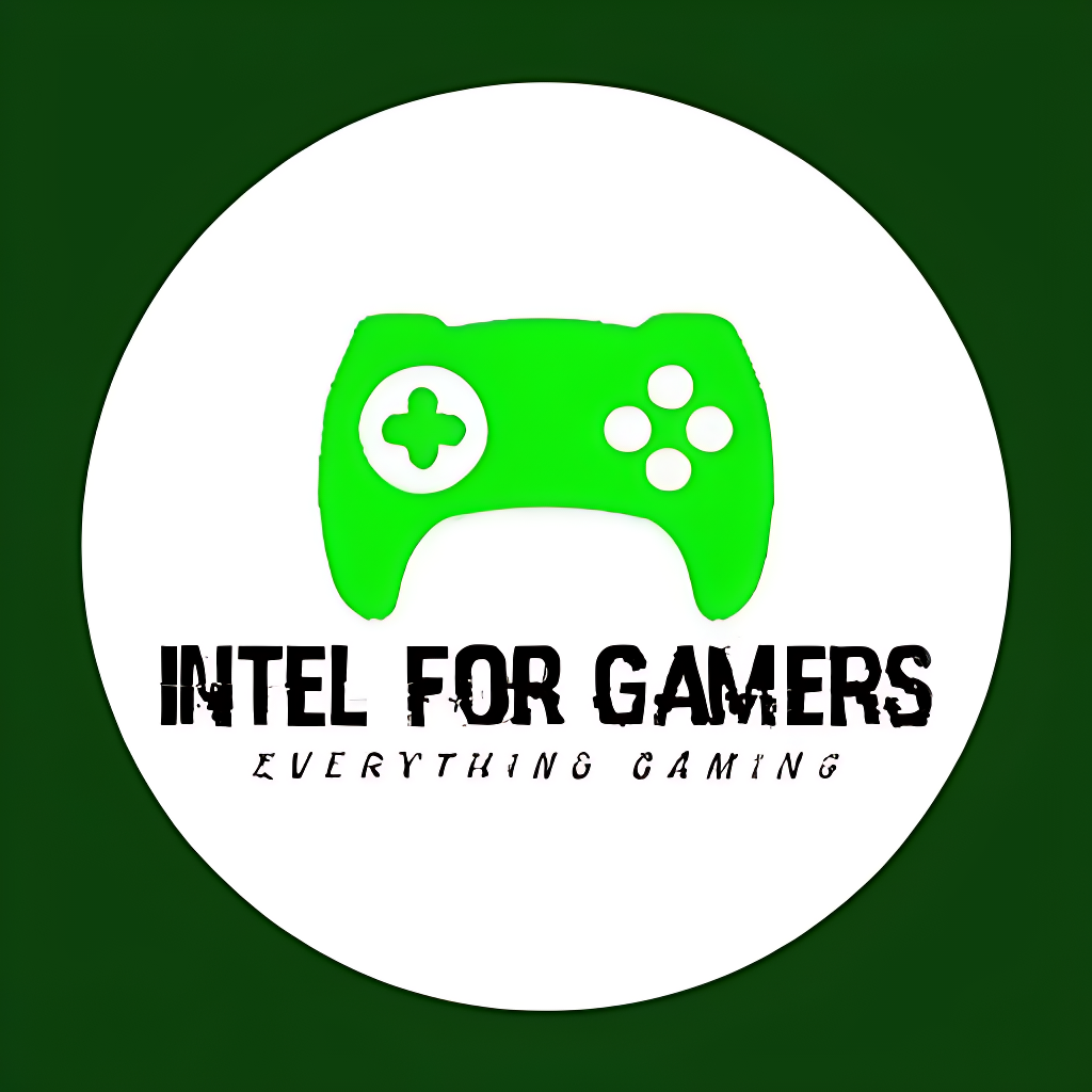 Intel For Gamers Logo - Green Gaming Control Pad Image