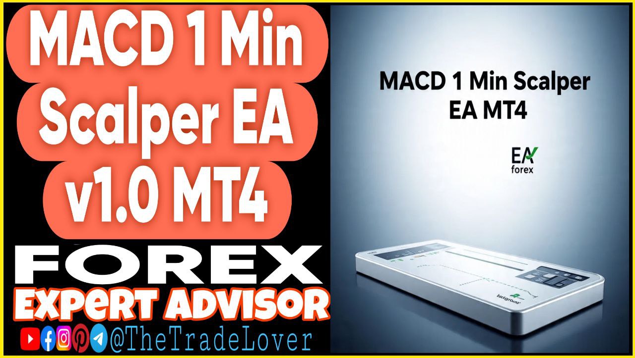 MACD 1 Min Scalper EA v1.0 MT4 (Works on Build 1441 ) | Forex Robot | MT4 Expert Advisor
