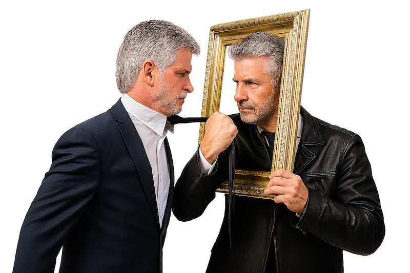 uomo 50 divorziato specchio
