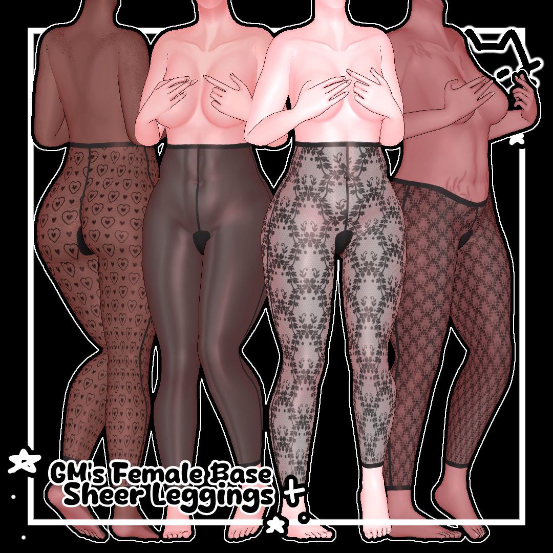 ★ Sheer Leggings for GM's Female Base ★ Decals  ★ Free