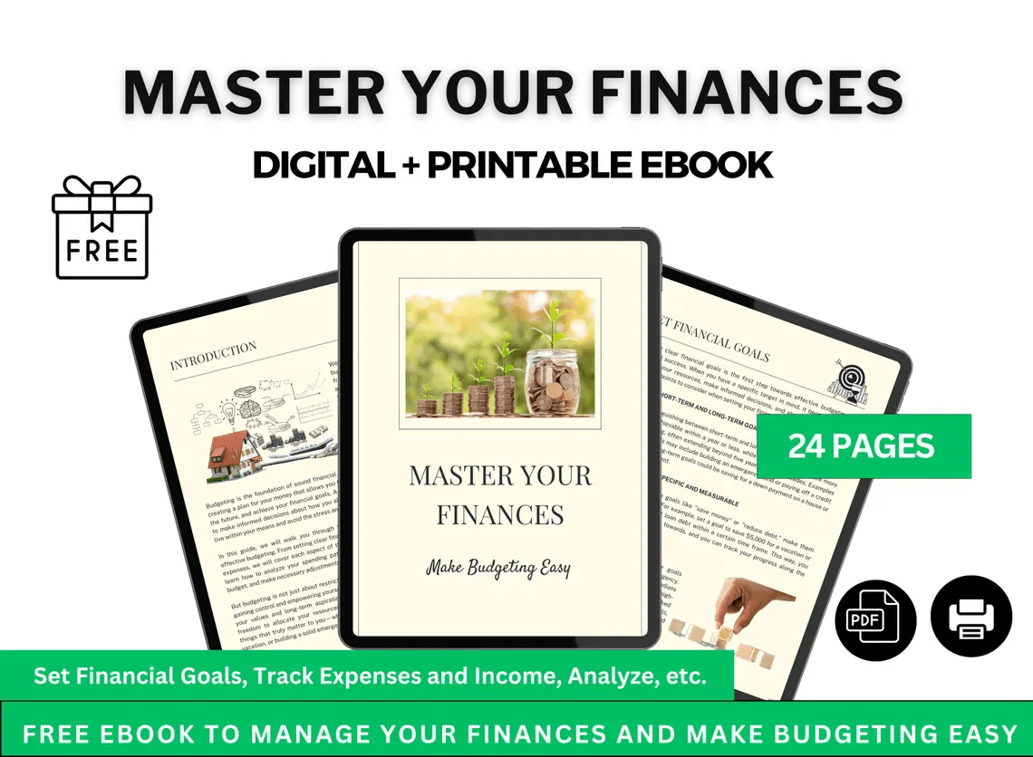 Net Worth Tracker Spreadsheet – Google Sheets and Excel Template to calculate assets, liabilities, and total wealth with auto dashboard