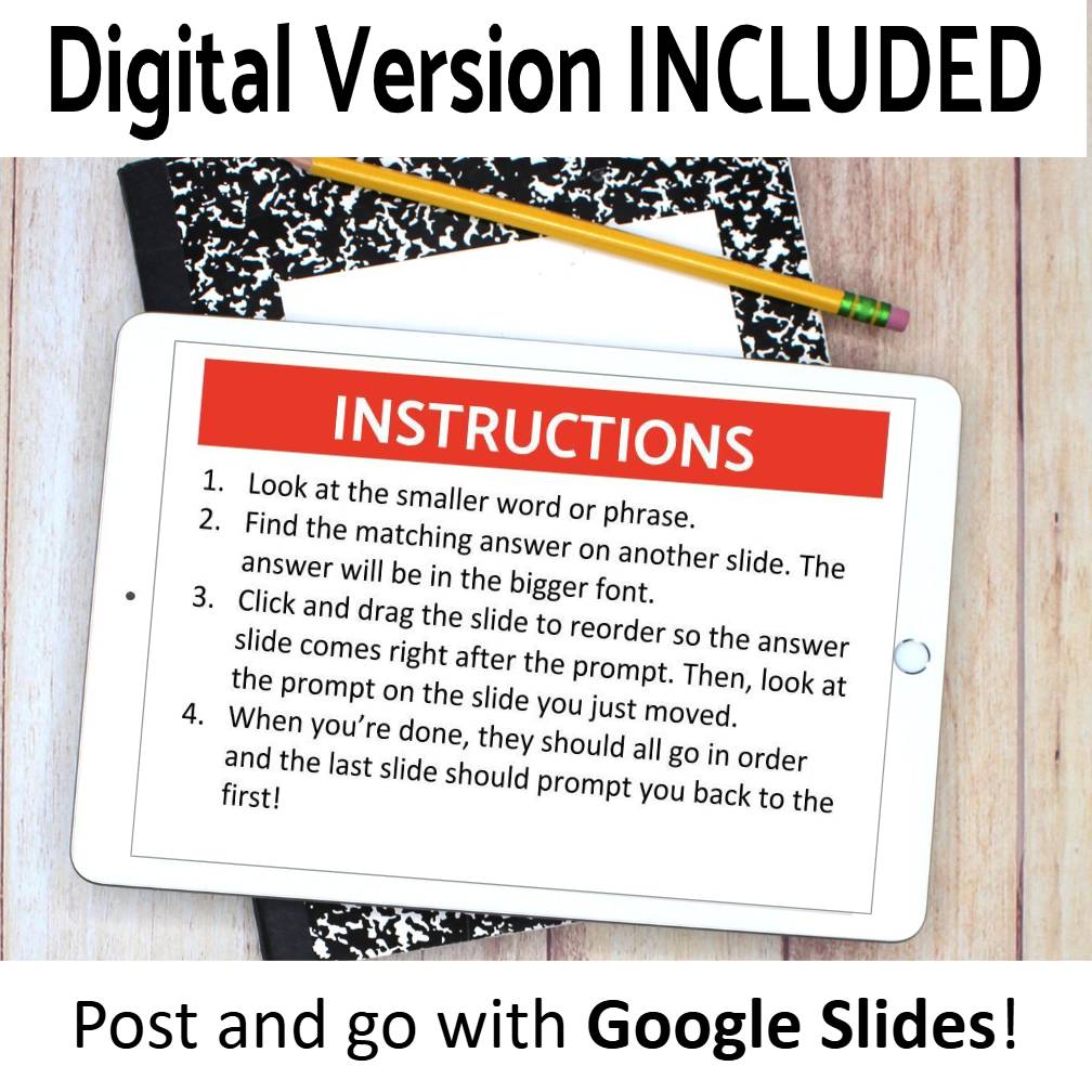 Present Tense AR ER IR Regular Verbs Spanish 1 Final Exam Review Game Sub Plans