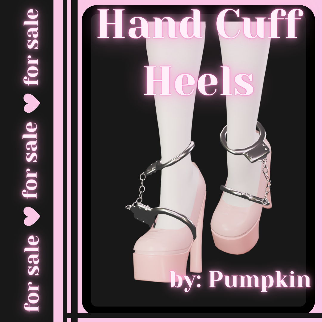↶☰⟡ Hand Cuff Heels ⟡☰↶