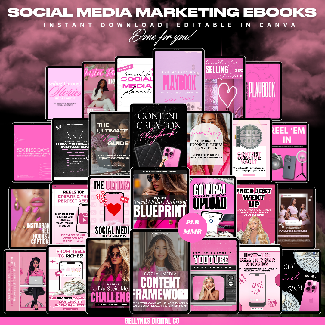 Social Media Marketing Ebooks Bundle - Payhip