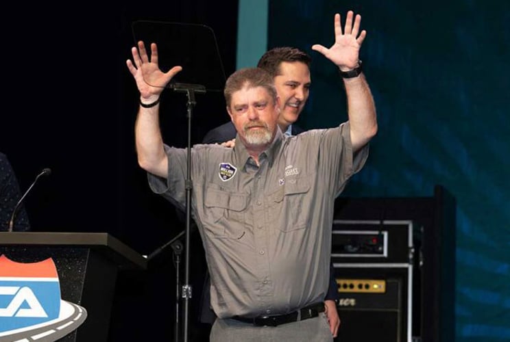 Deaf Richard Boehrer 2023 Deaf Professional Driver of the Year