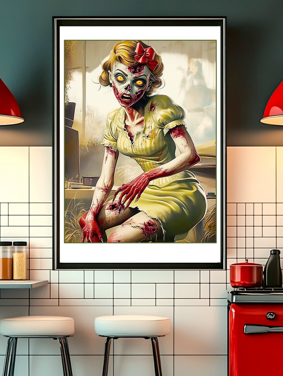Zombie Vixen Display