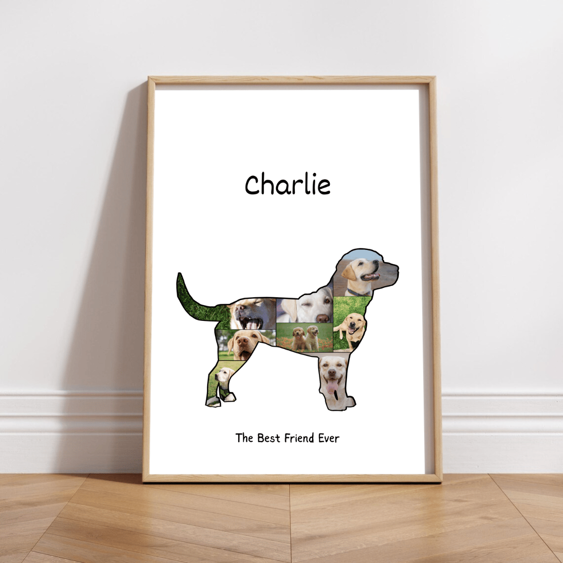 Labrador Photo Frame Labrador Canva Frames Photo Collage - Payhip