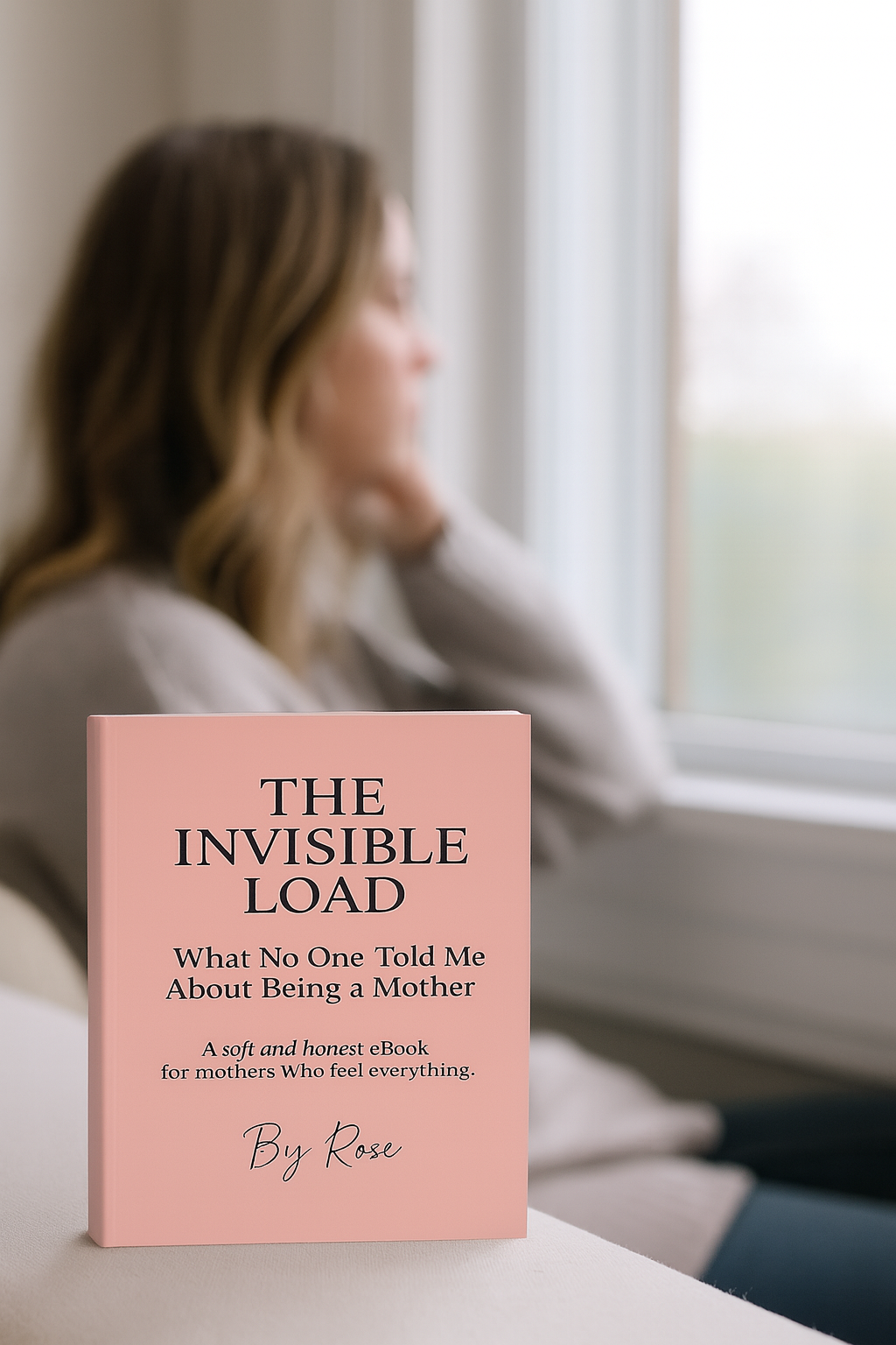 store product block The Invisible Load – Gentle eBook for Moms who carry everything- Unseen Strength: Encouraging Ebook for Moms Juggling It All poster