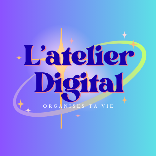 logo de la boutique en ligne l'atelier digital - vente de produits numériques