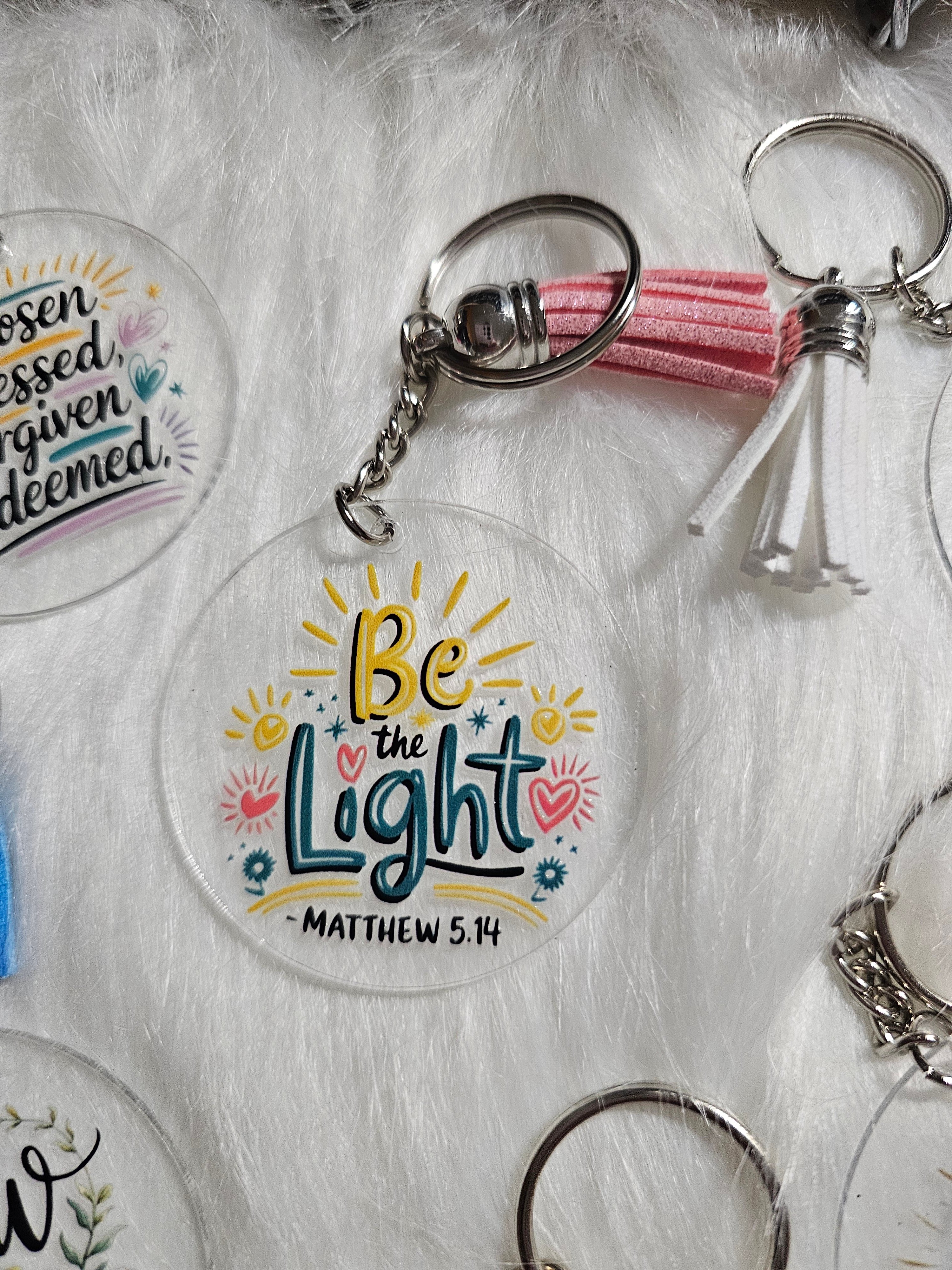 2x5” Bible Verse Keychain – Christian Scripture Gift for Faith ...