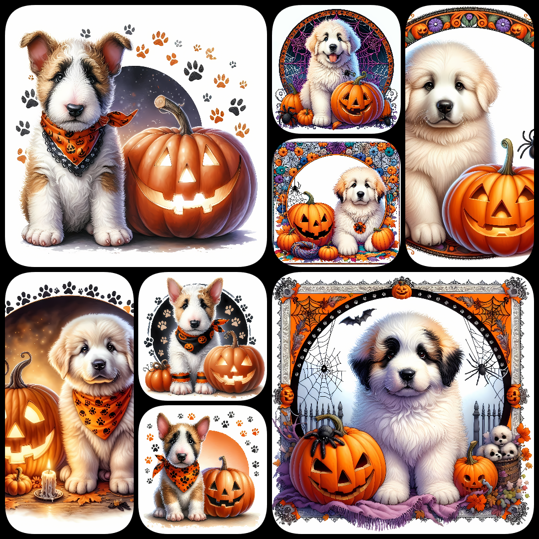 Halloween dog clipart, Halloween dog PNG, spooky dog images, dog Halloween art, Halloween pet clipart, high resolution Halloween dogs, dog breed clipart, printable dog images, cute Halloween dogs, Halloween dog illustrations, sublimation dog PNG, digital