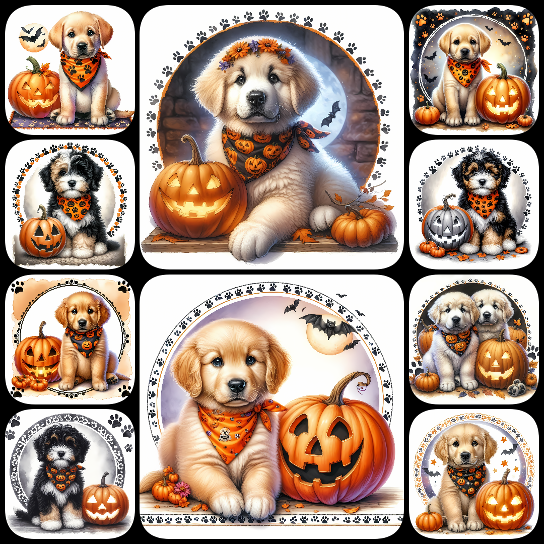 Halloween dog clipart, Halloween dog PNG, spooky dog images, dog Halloween art, Halloween pet clipart, high resolution Halloween dogs, dog breed clipart, printable dog images, cute Halloween dogs, Halloween dog illustrations, sublimation dog PNG, digital