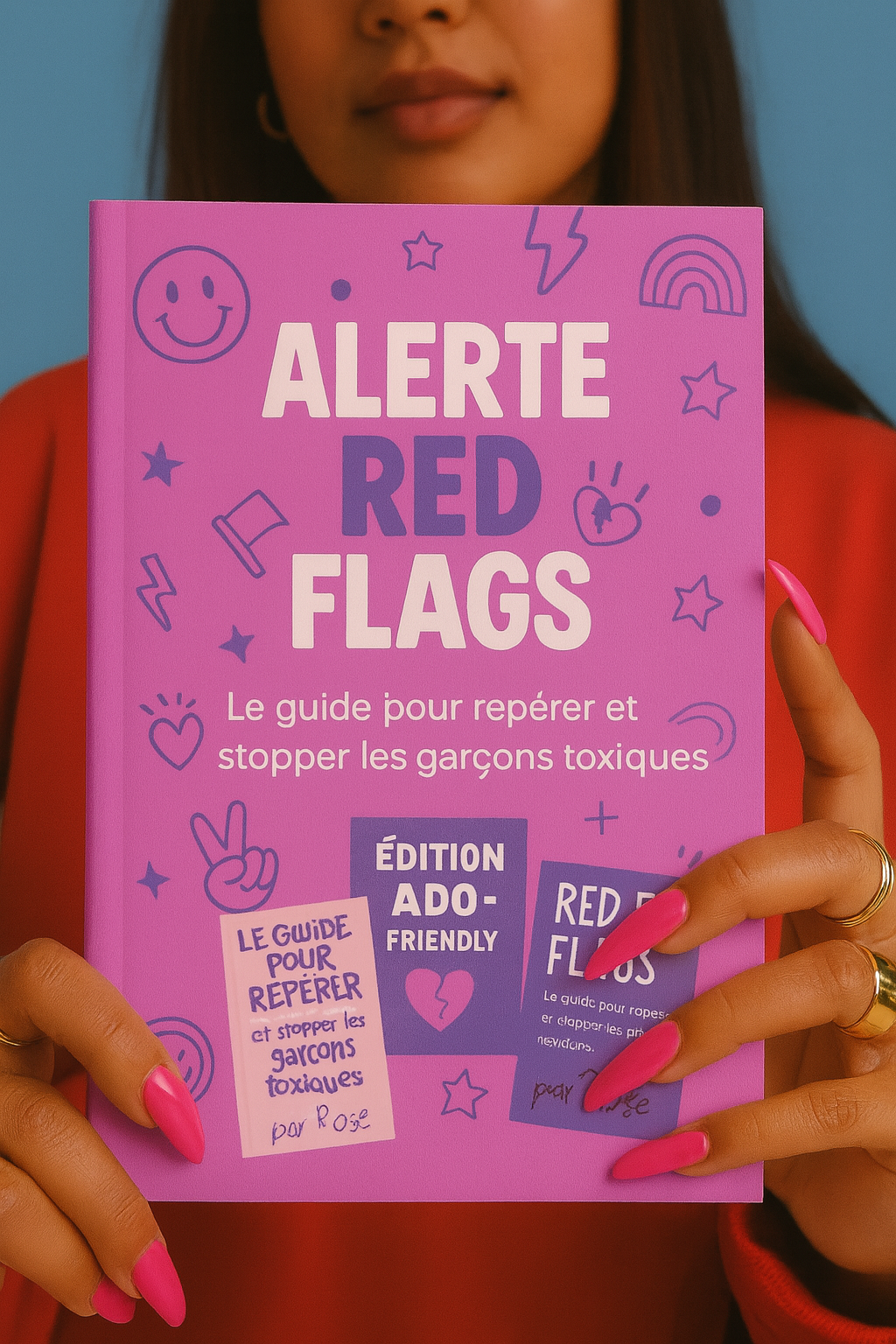 store product block Alerte Red Flags Guide Ado-Friendly pour repérer les garçons toxiques| Ebook relations, estime de soi & self-love | Telechargement numérique poster