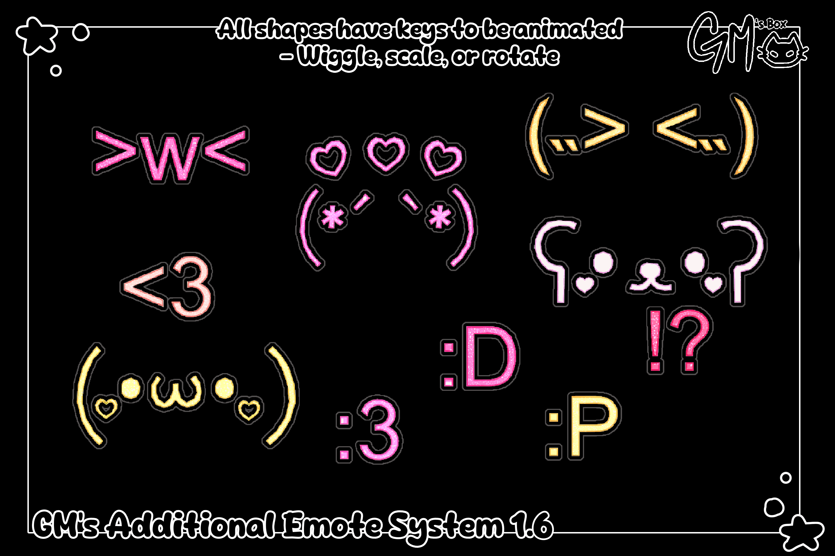 Emote Texture Unity GM's Additional Emote System 1.6 Kaomoji Edition Add in Unity OR ...