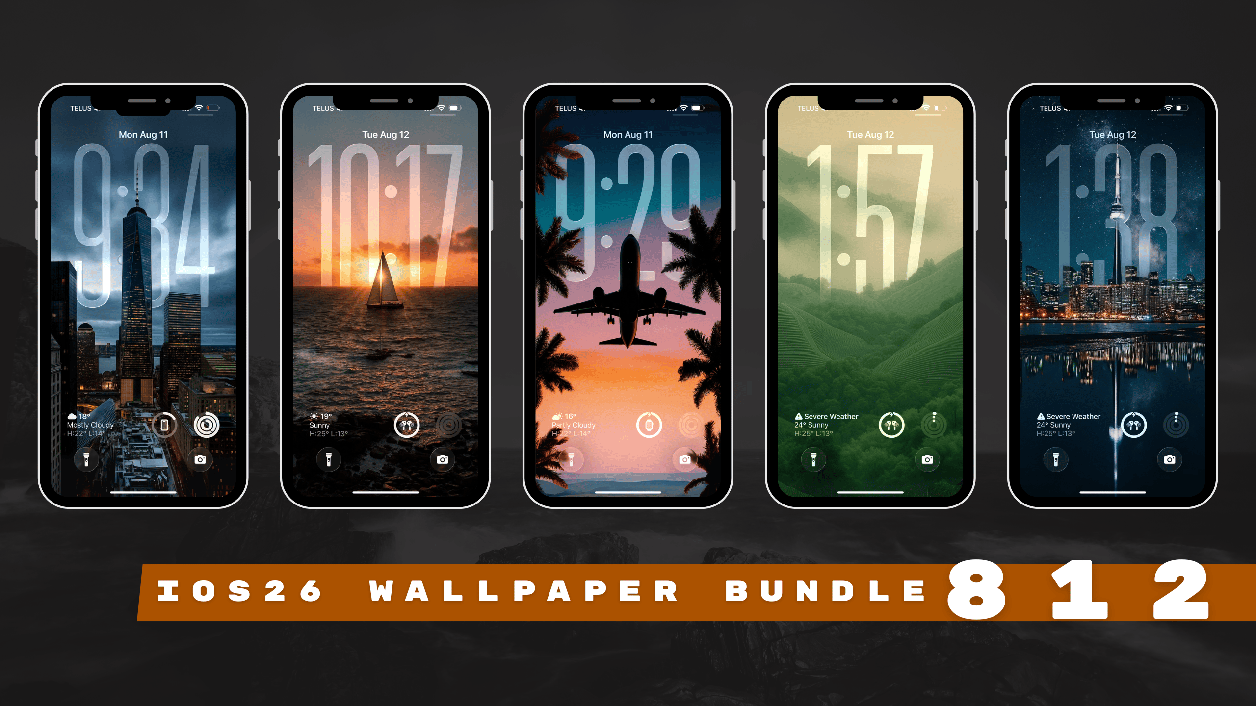 iOS26 Liquid Glass Wallpaper Pack 812 - Payhip