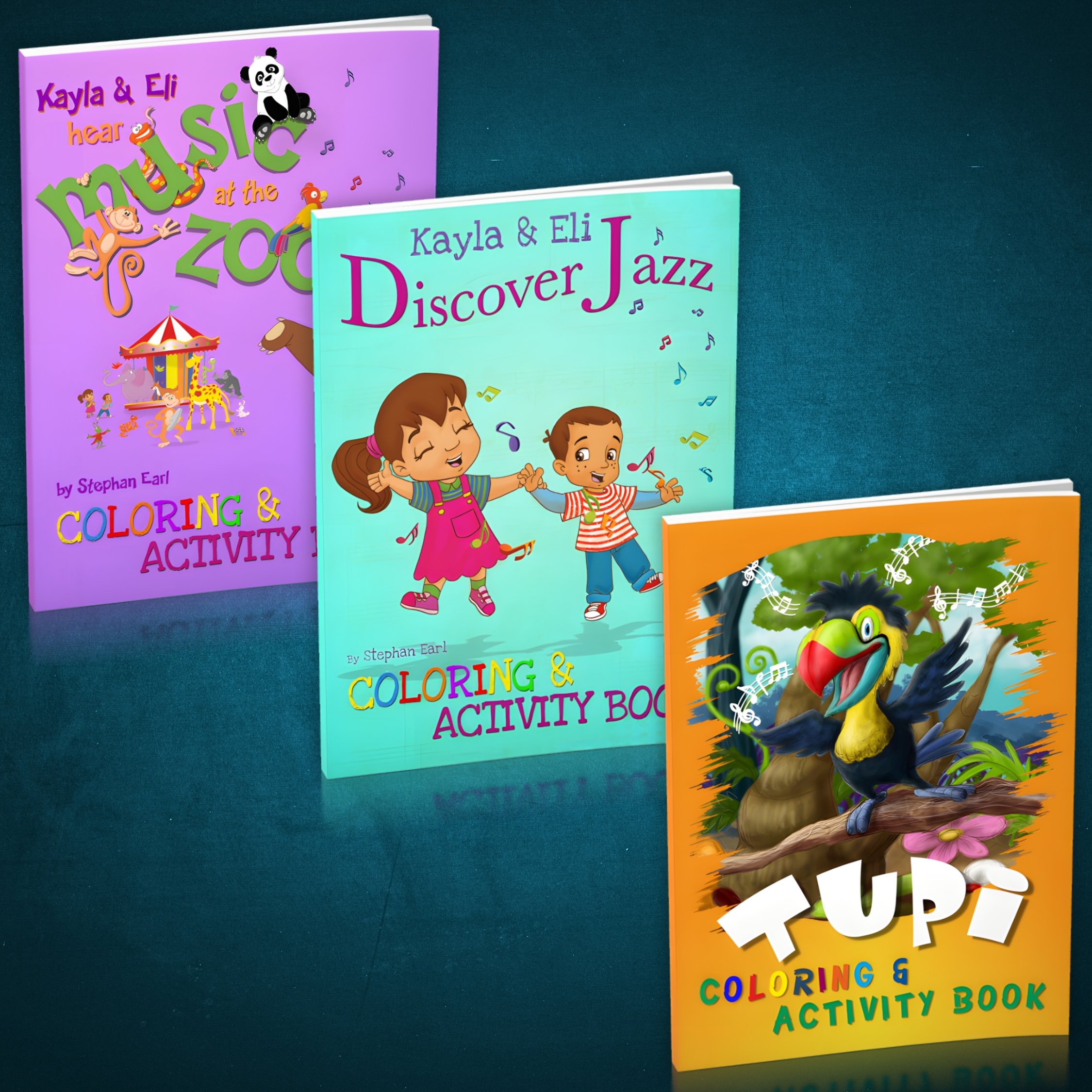 Coloring and Activity Books | Children's Books by Stephan Earl