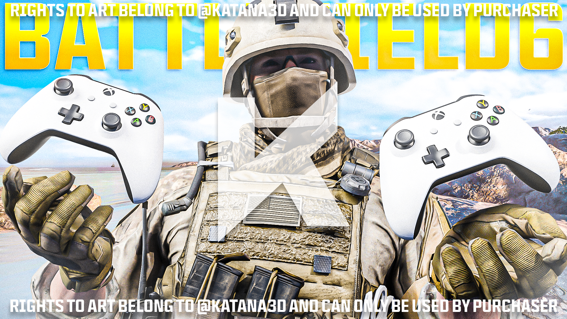 Battlefield Thumbnail - Xbox Controller (Text NO Text) - Payhip