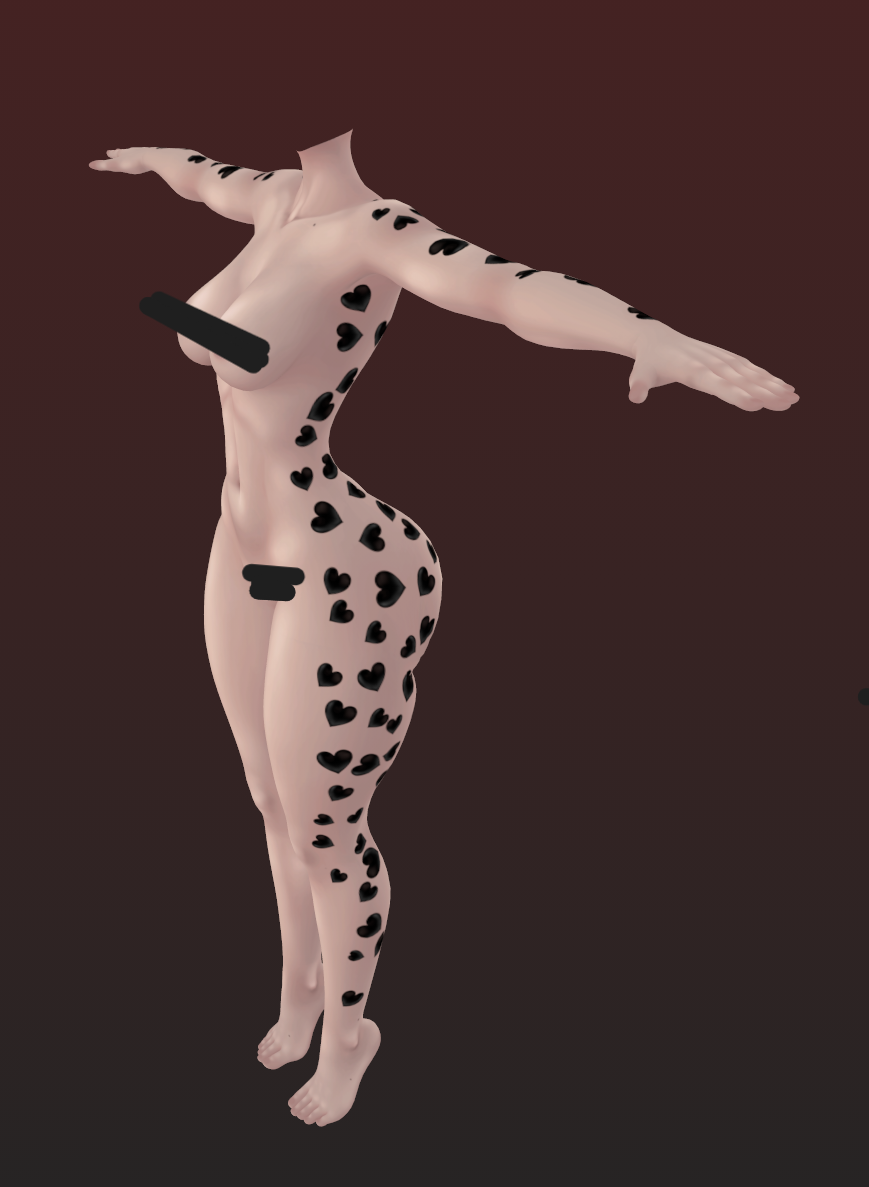 Heart Tat (VRBASE EGIRL)