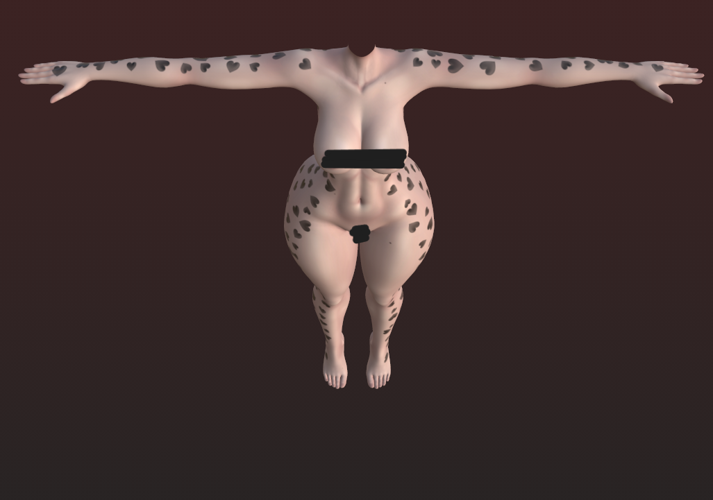 Heart Tat v2 (VRBASE EGIRL)