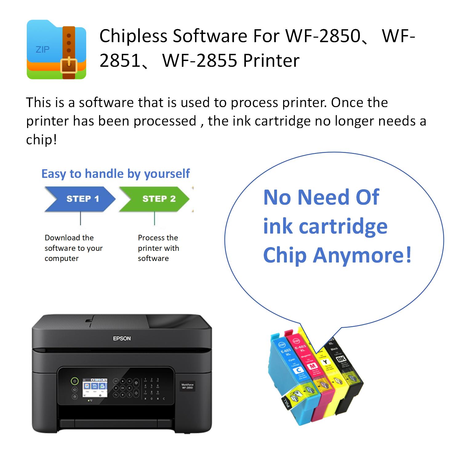 Chipless For WF-2850、WF-2851、WF-2855( 1 activation code ) - Payhip