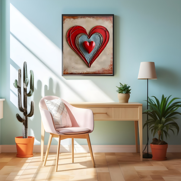 Big Heart Graphic Collection - Red Ai Hearts