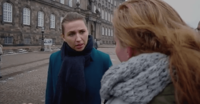 Protest tale til Mette Frederiksen