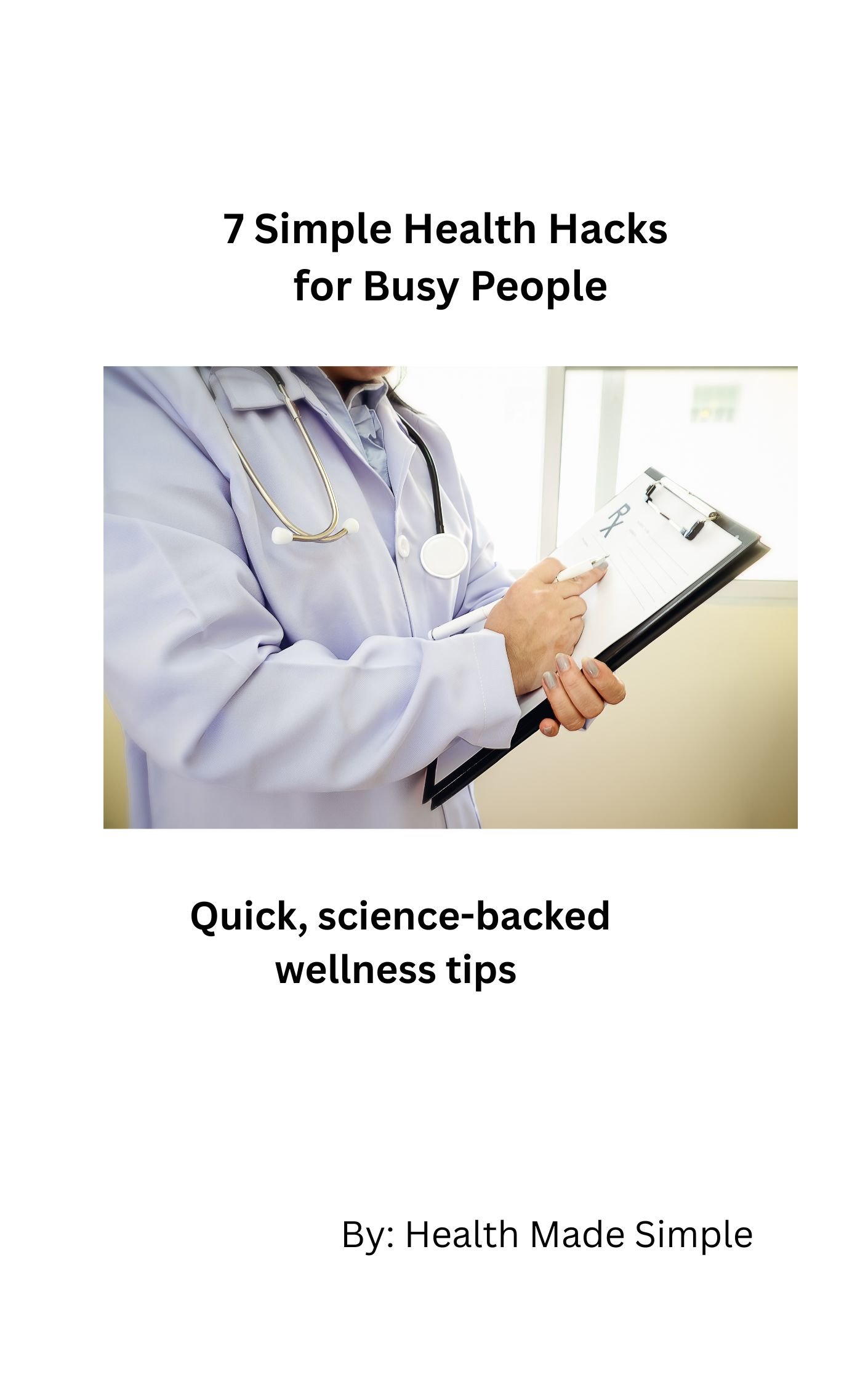 “7 Simple Health Hacks for Busy People — Free Guide” - Payhip