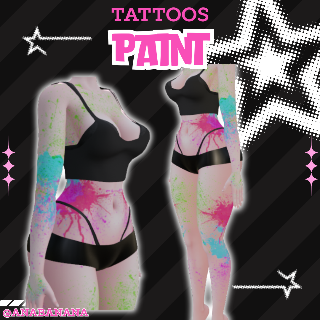 🎨 Paint Tatts | Vrbase Egirl
