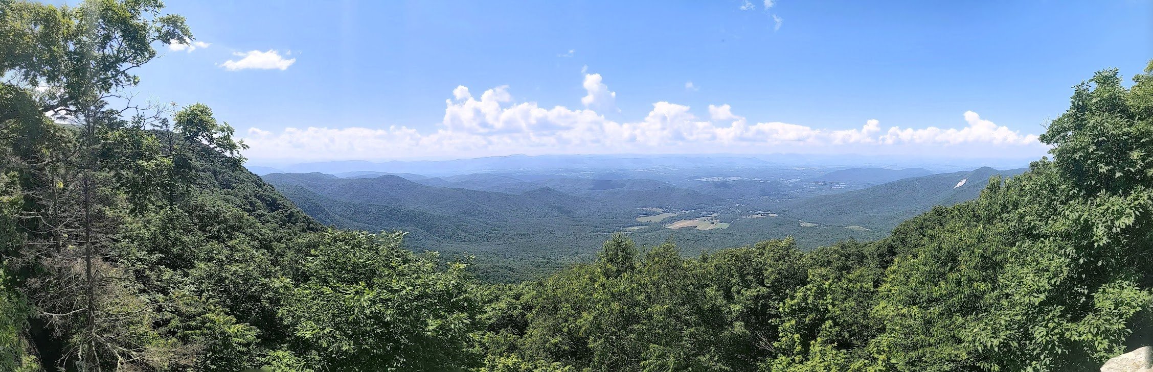 Panoramic view of the Appalachian Mountains