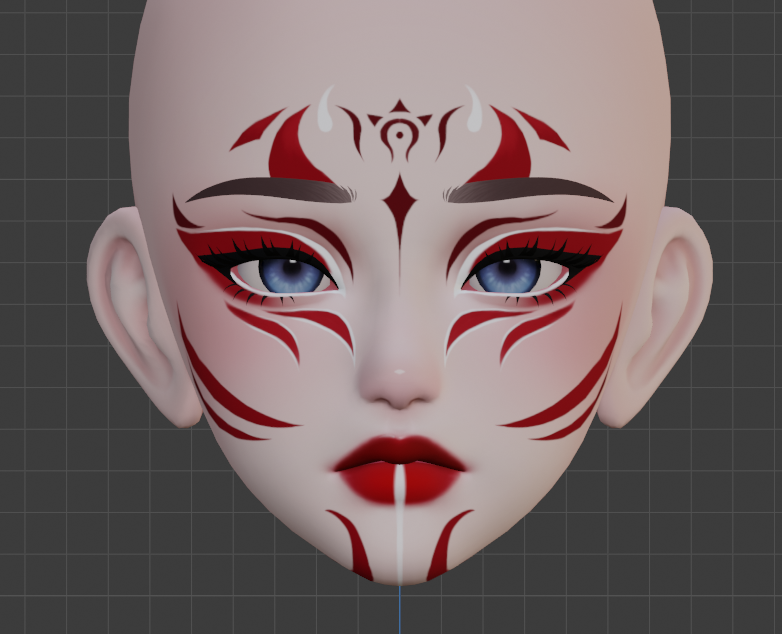 Amelia "Oni" head texture
