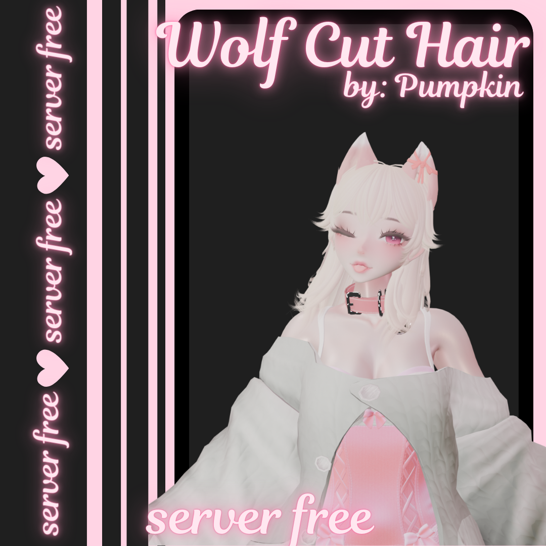 ⺌•°. Wolf Cut Hair {Server Freebie} .°•⺌