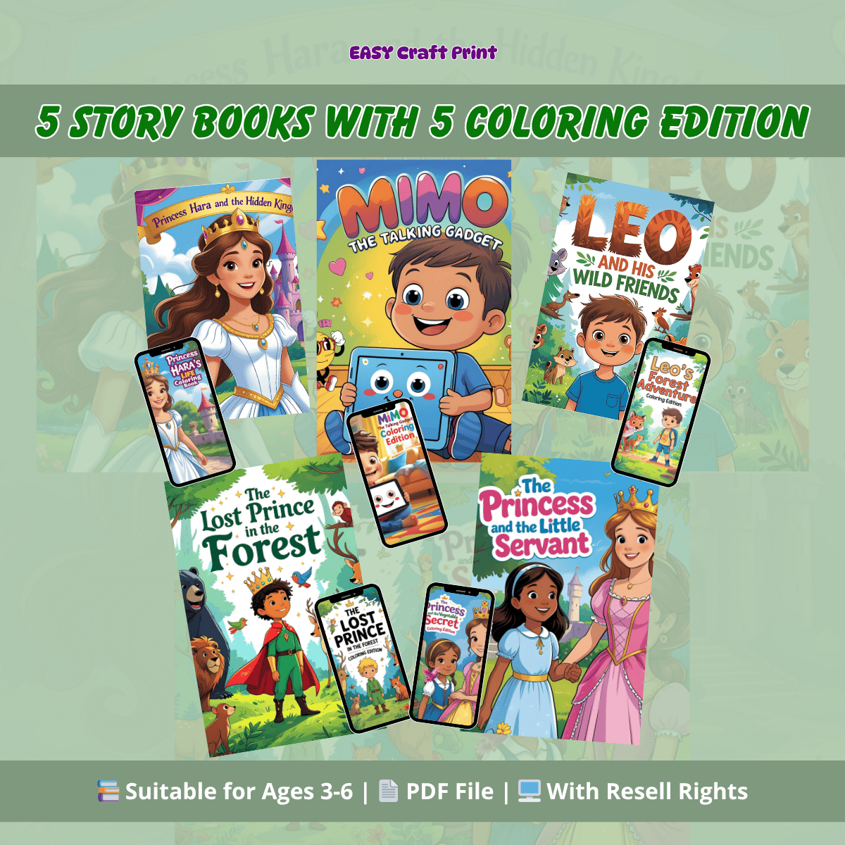 Complete Kids Storybook Coloring Book Bundle - Payhip