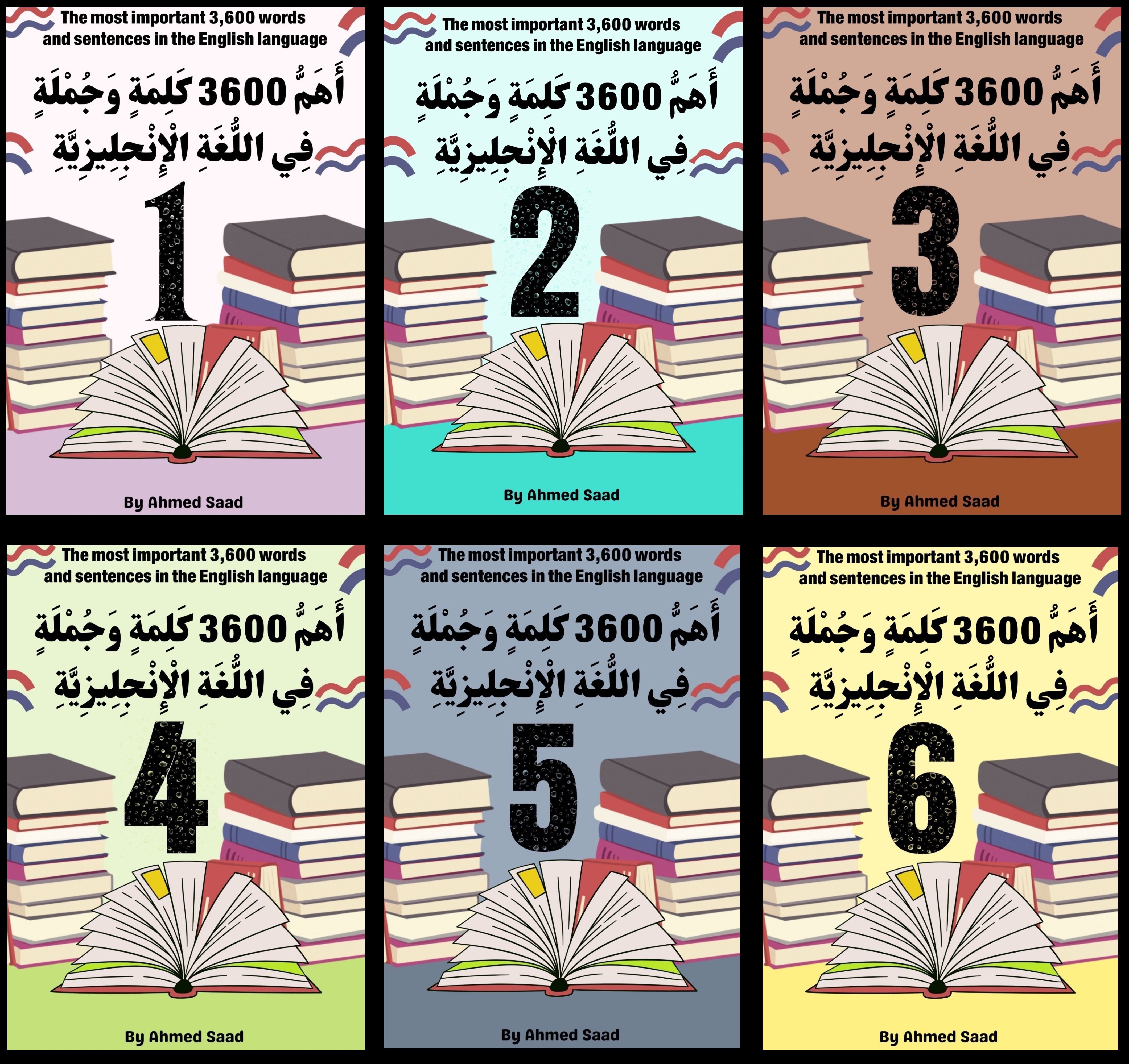 The Most Important 3,600 Words and Sentences in English (Divided into 6 ...