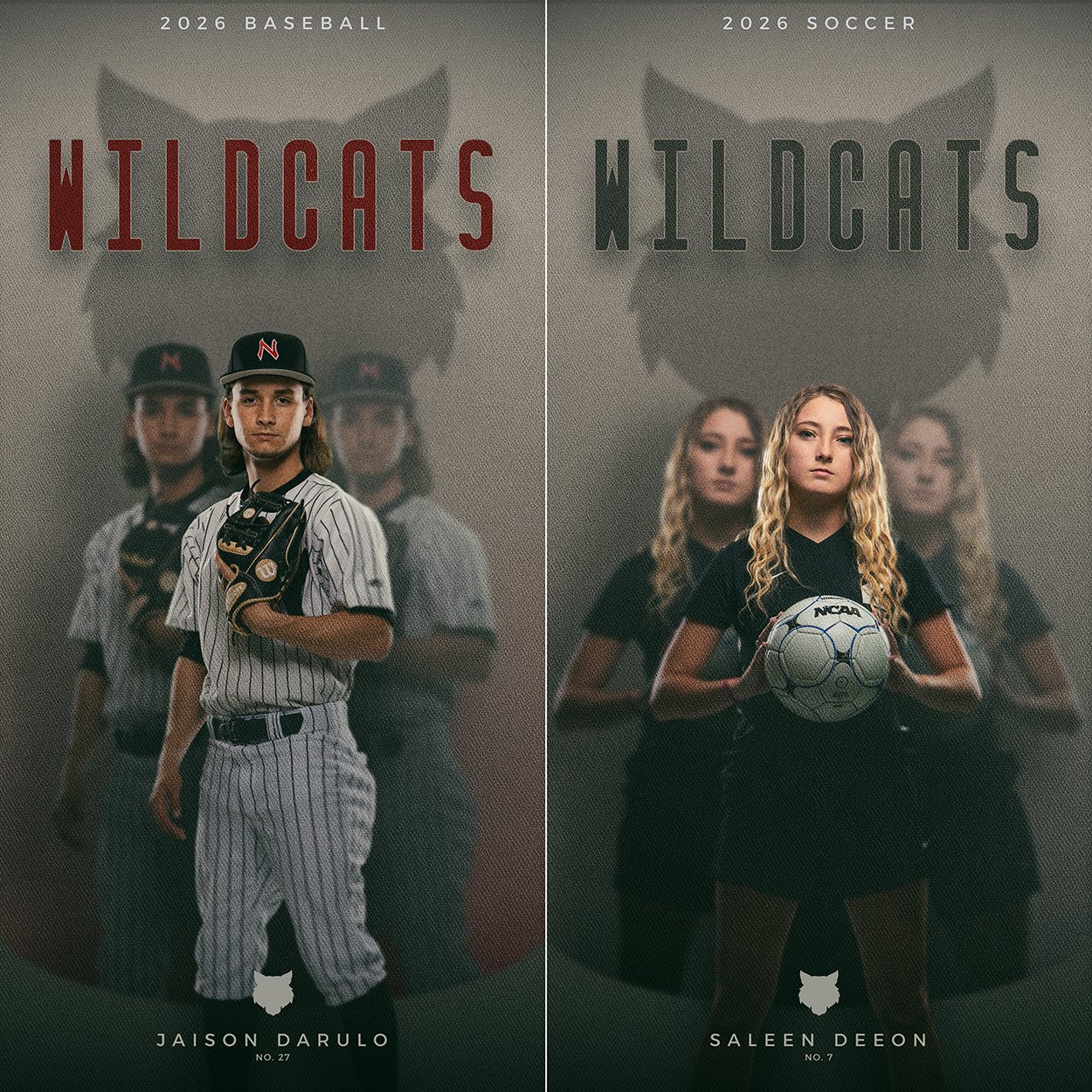 Ghosted Photoshop Template, Digital Background, Layered Design, Modern Sports Graphics, Schools, Teams, Seniors, Portraits, Photography, Poses, Ideas, Moody, Dramatic, T&I