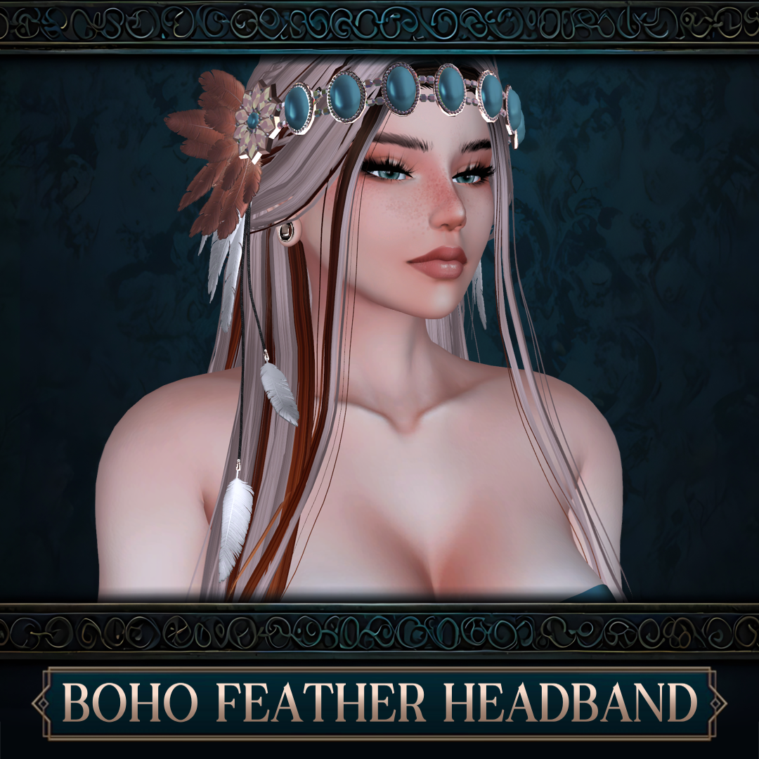 Boho Feather Headband