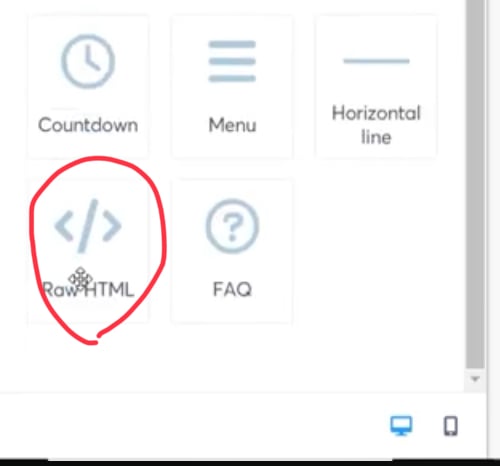 Systeme.io Raw HTML Screenshot