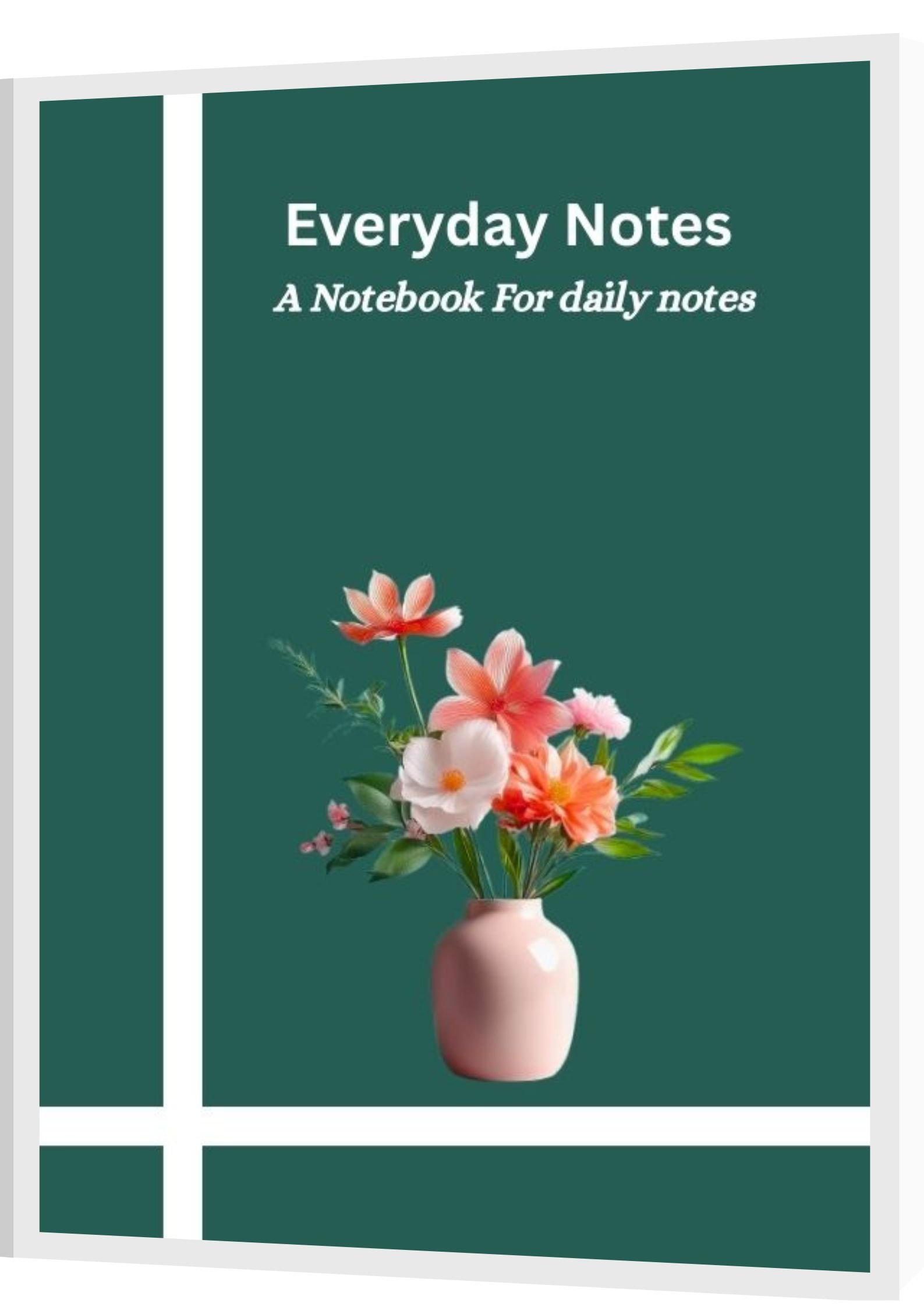 Simple Notes Journal Everyday Notes | Digital Notebook | 6x9 Lined Journal PDF | Minimal ...