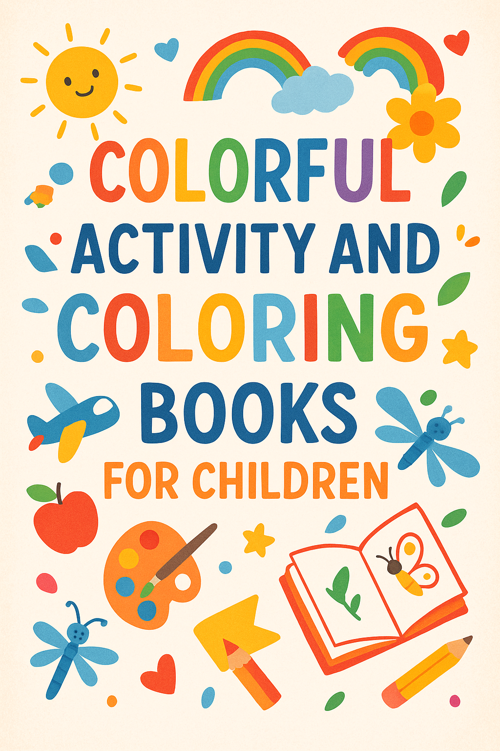📘 Children’s Activity & Coloring Book Bundle (Ages 2–8)