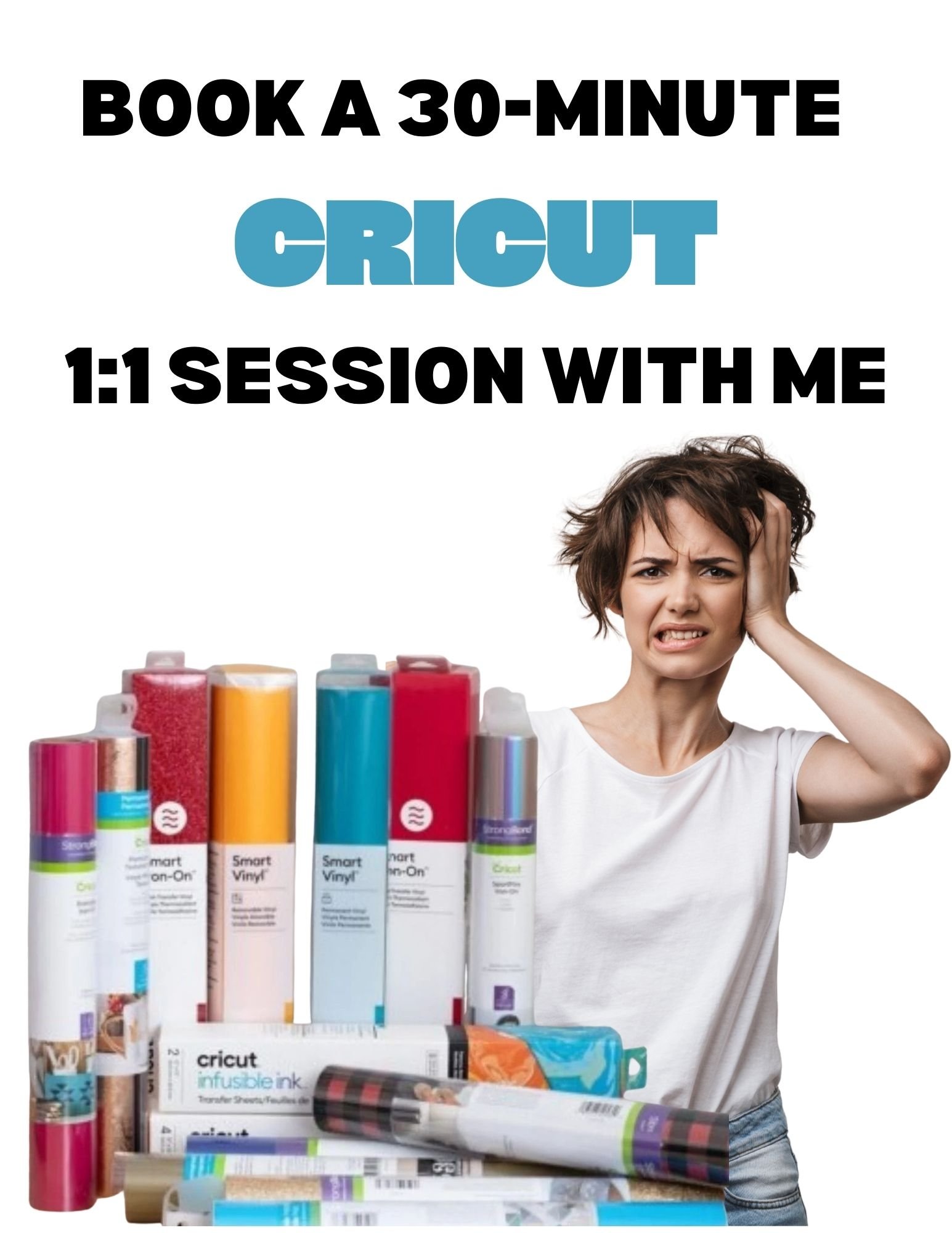 1:1 Cricut Coaching Session - 30 MINUTES - Payhip