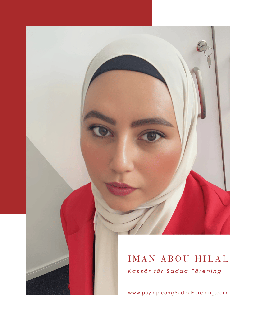 Personlig utveckling och samhällsengagemang är min väg att göra skillnad — Iman Abou Hilal / Kassör för Sadda Förening - جمعية صدى