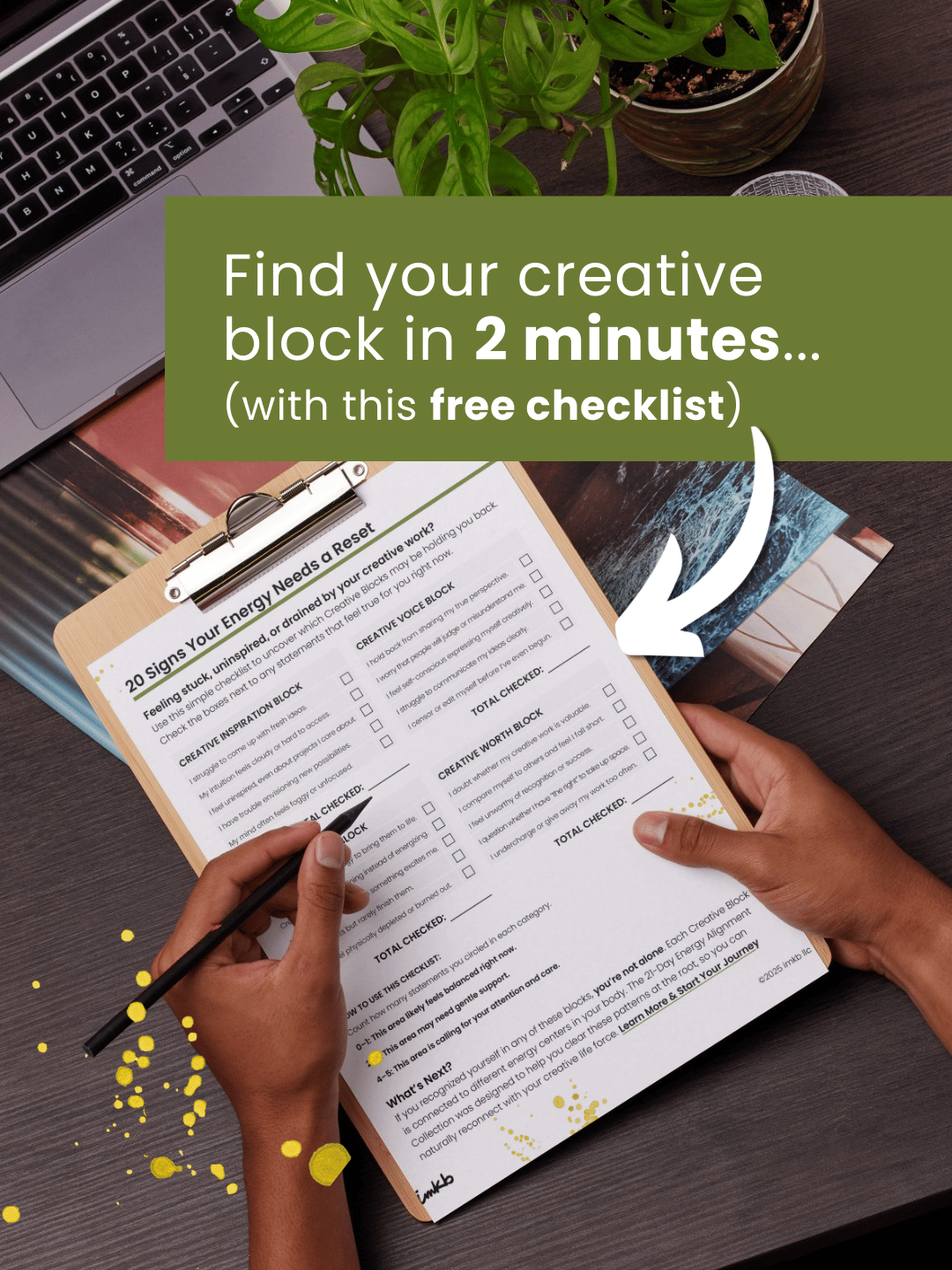 Creative Block Checklist (Free)