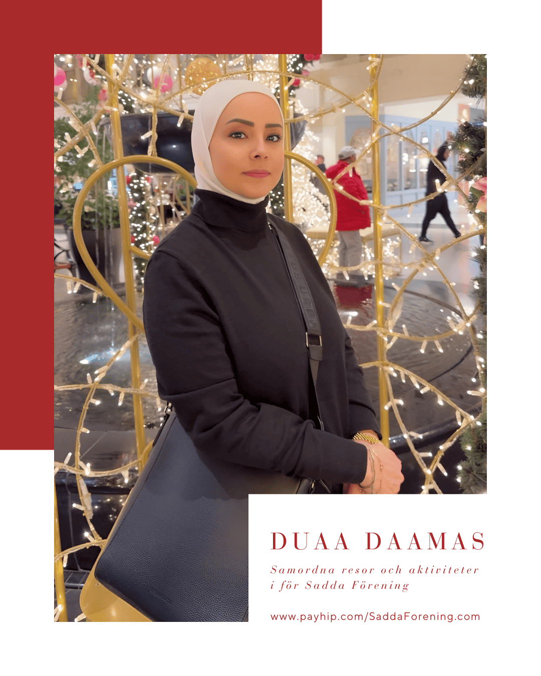 Ständigt på resa mot utveckling, hälsa och livsglädje — Duaa Daamas / Samordna resor och aktiviteter i för Sadda Förening - جمعية صدى